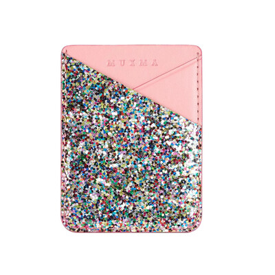 

〖Follure〗MUXMA Adhesive Silicone Credit Card Pocket Sticker Pouch Holder Phone Case