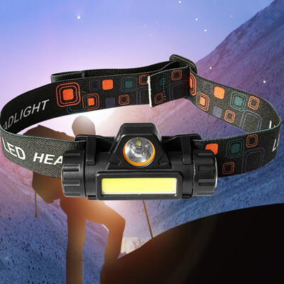 

Super Bright Rechargeable Headlight USB Charging LED Work Light Outdoor Torch