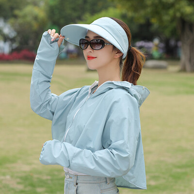 

Sunscreen womens short cardigan summer new thin jacket anti-ultraviolet Korean version sunscreen outdoor sunscreen shirt