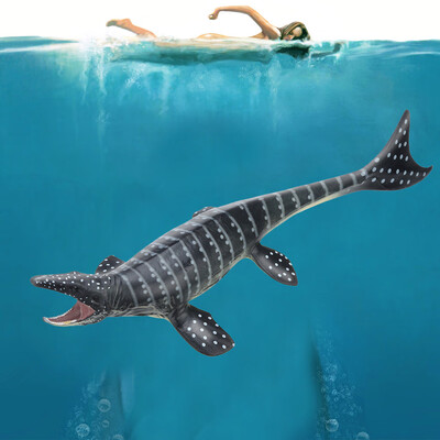 

YIWULASimulation Mosasaurus Dinosaur Toy Kids Early Education Play Toy Decoration