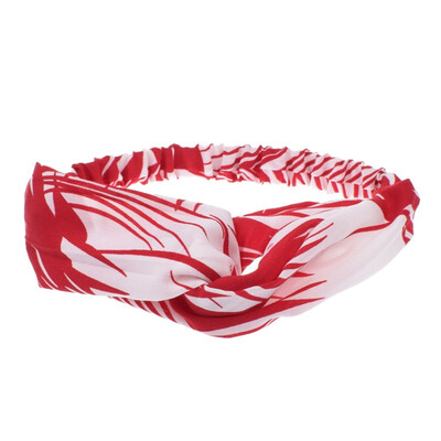 

Women Flora Printed Headband Rope Elastic Hair Bands Hair Gum Clip Women Female Turban Hair Accessories haarbanden voor vrouwen