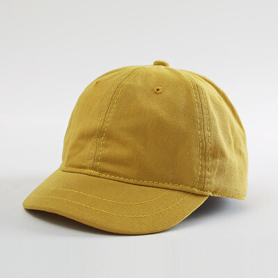 

Baseball cap summer short brim solid color hat Korean small fresh cap street fashion sun hat new sun hat