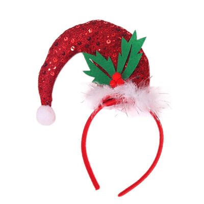 

Christmas Hat Headband Christmas Party Headdress Decoration