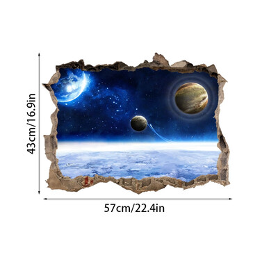 

Home Decor Fashion Sticker Starry Sky Pattern Practical Durable PVC Wall Sticker