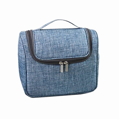 

Women Portable Travel Quality Clear Toiletry Wash Bag with Hanging Hook Waterproof Zippered Cosmetic Makeup Storage Organizer