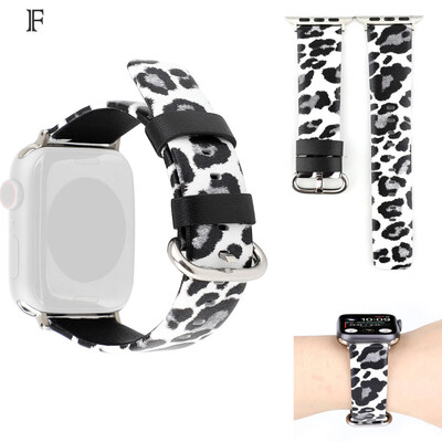 

〖Follure〗Leopard Pattern Printing Replacable Band For Apple Watch Series 4321 4244mm