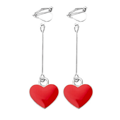 

Ladies Ear Cuff Earrings Wrap Clip On Drop Dangle Earring Stud Silver Gold Heart