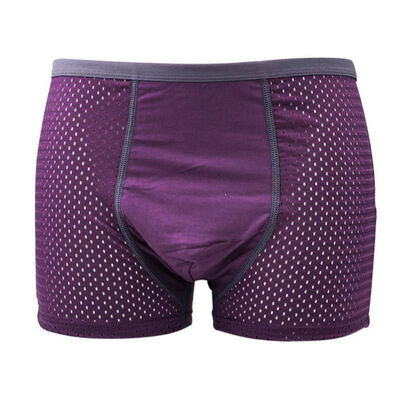 

Men Bamboo Fiber Mesh Angle Underwear Breathable Antibacterial U Convex Modal Men Shorts