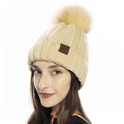 

Tailored New Women Girls Keep Warm Winter Casual Knitted Hat Wool Hemming Hat Ski Hat