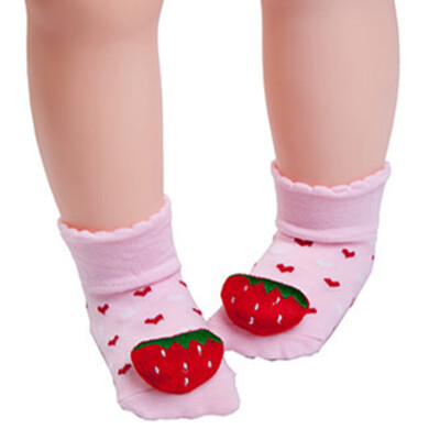 

0 6 Months Baby Fashion Cotton Socks Infants Cute Keep Warm Cartoon Stereo Socks Children Learning To Walk Anti skid Kids