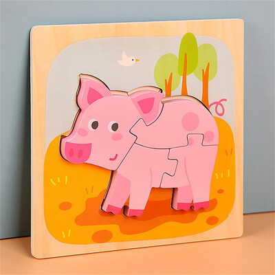 

Siaonvr Childrens Puzzle Grasp Board Puzzle Birthday Boy Girl Educational Toy