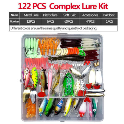 

164pcsbox Fishing Accessories Kit Including Jig Hooks Fishing Sinker Weights Fishing Swivels Snaps with Fishing Tackle Box