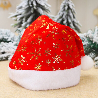 

Plush Christmas Hat Christmas Party Santa Hat Velvet Cap For Santa Claus Costume