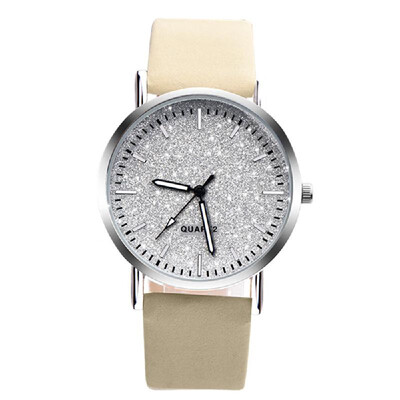 

Coffee Gorgeous Design Wrist Watch Fashionable Quartz Movement Adjustable Pin Buckle Band for Student Present Gift