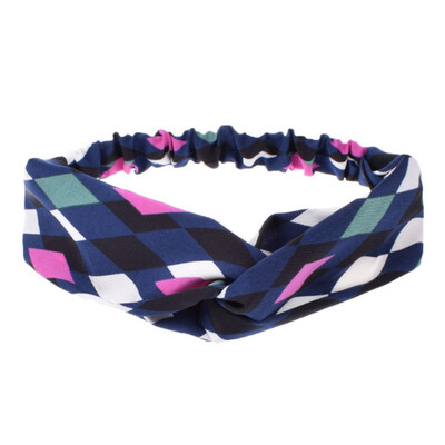 

Women Flora Printed Headband Rope Elastic Hair Bands Hair Gum Clip Women Female Turban Hair Accessories haarbanden voor vrouwen