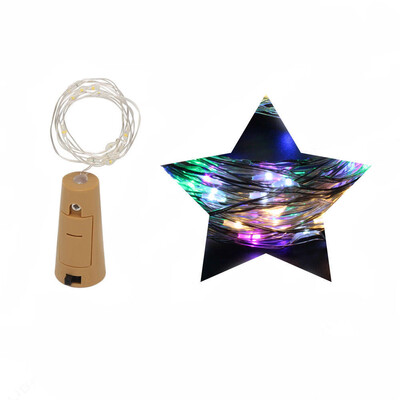 

Gobestart 1M 10 LED Bottle Lights Cork Shape For Wine Bottle String Party Romantic