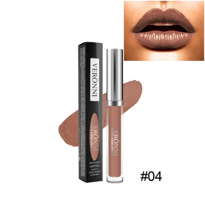 

Beauty Makeup Waterproof Matte Liquid Lipstick Moisturizer Smooth Lip Stick Long Lasting Lip Gloss Cosmetic