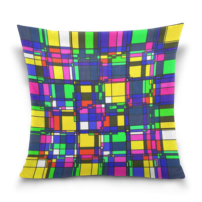 

ALAZA 16 X 16 inch Pillow Case Decorative Cushion Cover Abstract Pattern Pattern Pillowcase