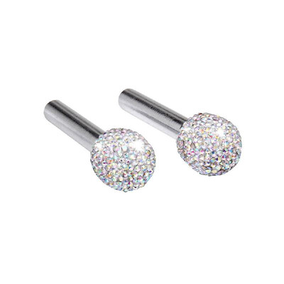

2pcsSet Bling Car Door Lock Pull Rod Bolt Cover Interior Trim Rhinestones Bling Car Accessories Universal Fit