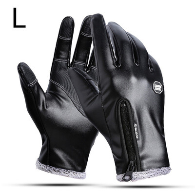 

Kyncilor Winter Outdoor Sports Gloves Screen-Touching Leather Gloves Fashion Warm-Keeping Gloves Cold Weather Windproof Cycling Gl