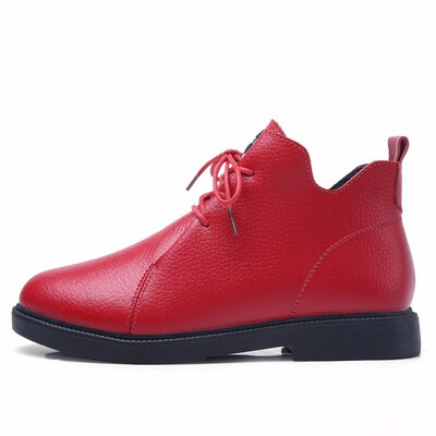 

New Fashion Winter Ankle Women Boots Plush Warm Lady Shoe Plus Size Easy Wear Up Girls Snow Boots Size35-40