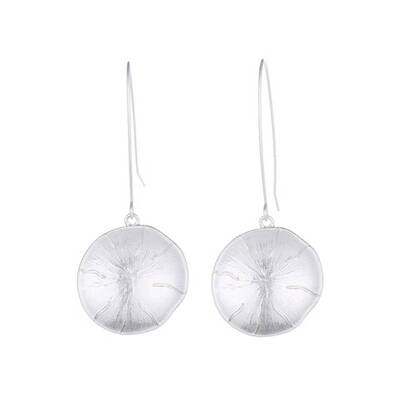 

Alloy Mini Disc Drop Hook Earrings Round Shape Dangle Earrings Women Girls Metal Ear Makeup Jewelry