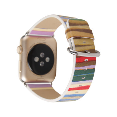 

〖Follure〗Leather Wristband Watch Band Wrist strap For Apple Watch iwatch Series 12 38MM