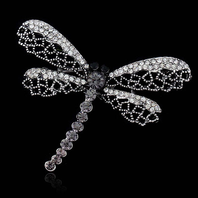 

Rhinestone Dragonfly Brooch Pin Decorative Garment Accessories Animal Brooch
