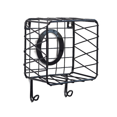 

2019 Ins Style Wrought Iron Wall Shelf Wall-Mounted Grid Storage Racks Multi-Function Wall Finishing Shelf wall decoration shelf