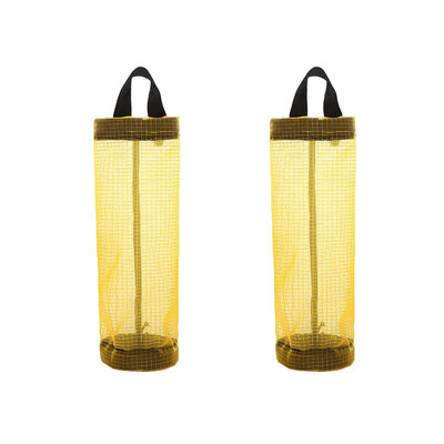 

Toponeto Plastic Bag Holder 2 Packs Mesh Hanging Storage Dispensers