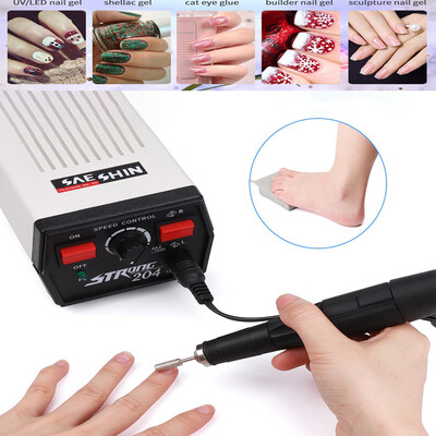 

Gobestart Electric Nail Drilling Machine Glove Manicure Pedicure Nail File Bit Nail Art