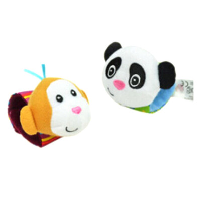 

1pcs New Fashion Baby Infant Soft Toy Wrist Rattles Sock Rattles Sonajeros De Mu