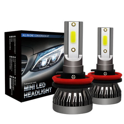 

2PCS Car headlight Mini Lamp H4HB29003 Bulbs H11H9H8 LED Headlamps Kit