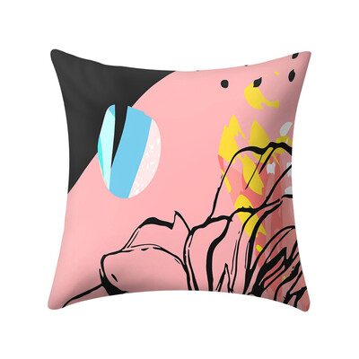 

Toponeto Print Pillow Case Polyester Sofa Car Cushion Cover Home Decor 45 X 45cm