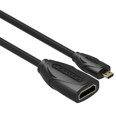 

Vention HD 1080P Cable Black High Speed Data Transmission Extender Micro Extension Line Cord