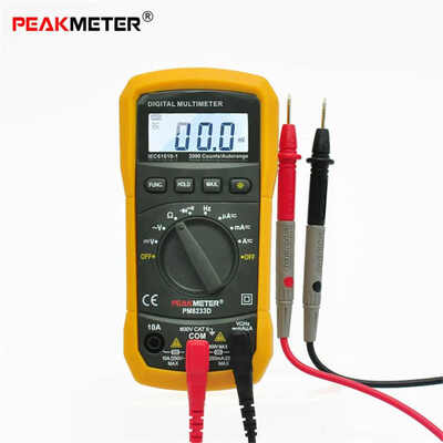 

PEAKMETER PM8233D Autoranging Digital Multimeter Multifunctional DC AC Voltmeter Resistance Frequency Tester