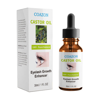 

Castor Oil Nourish Hair Follicles Scalp Eyelashes Skin Eyelash Growth Enhancer Skin Moisturizing Oil