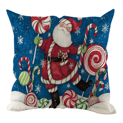 

Tailored Christmas Pillow Cover Pillowcases Decorative Sofa Cushion Cover 45x45cm