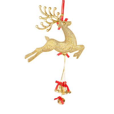 

Toponeto Home Christmas Tree Ornament Deer Chital Hanging Xmas Baubles Party Decoration