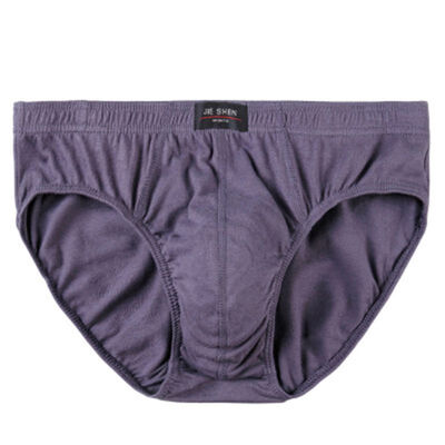 

Plus Size Mens Sexy Cotton Underwear Briefs Men Low Rise Brief Underwear Solid Color Stretch Breathable Briefs