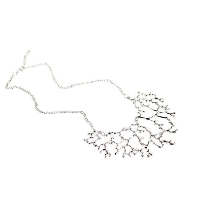 

Women Ladies Elegant Party Jewelry Exaggerated Personality Leaves Shiny Necklace Choker Charm