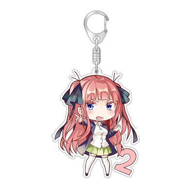 

CAR-TOBBY Anime Five-part Flower Wedding Animation Nakano Acrylic Keychain Pendant