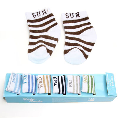 

Baby Boys Girls Boxed Socks Unisex Baby Infant Newborn SocksIn Gift Box Set Kids Baby Low Cut Cotton Socks 7 Pairs