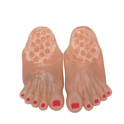 

Halloween Hulk Slippers Shoe Cover Bigfoot Tweezers April Fools Day Tricks Toy Ball Makeup Show for Children Kids Gift