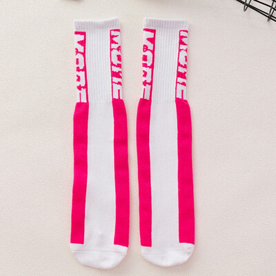 

Baby Girl Casual Fashion Stocking 2Y-12Y Toddler Girls Letter Printing Knee Breathable Cotton Stockings for Kids Infant