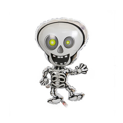 

4pcs Halloween Ghost Balloons Party Decorations Aluminum Foil Balloons Inflatable Toys for Home School Office Kindergarten Vampir