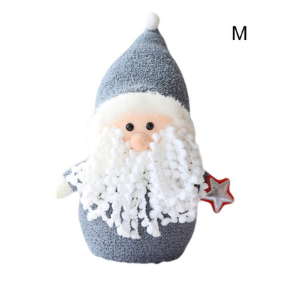 

2020 New Christmas Plush Foam Santa Doll Figurine Ornament Xmas Holiday Gift Festive Party Decor Supplies