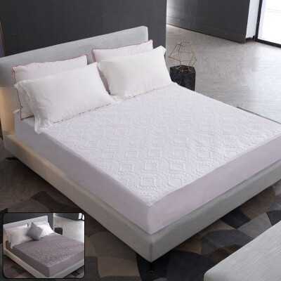 

4 Colors Quilted Embossed Waterproof Mattress Protector Fitted Sheet Waterproof Bed Cover with Elastic