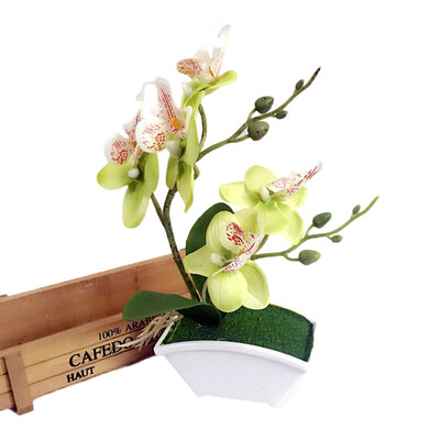 

JPGIF Double Fork Butterfly Orchid Plant Bonsai Creative Flower Arranging Accessories
