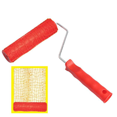 

Decorative Paint Roller Pattern Embossed Texture Painting Tools for Wall Rubber Airless Pintura Machine Household Brush